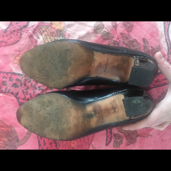 Vintage Prada Leather Oxford Heels - Picture 4 of 7